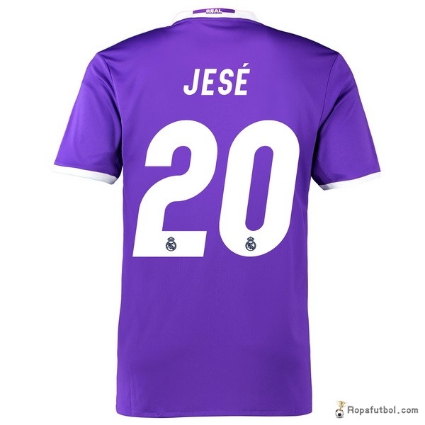 Camiseta Real Madrid Replica Segunda Ropa Jese 2016/17 Purpura